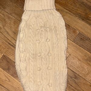 French Knot X Free People Cable Knit Dog Sweater